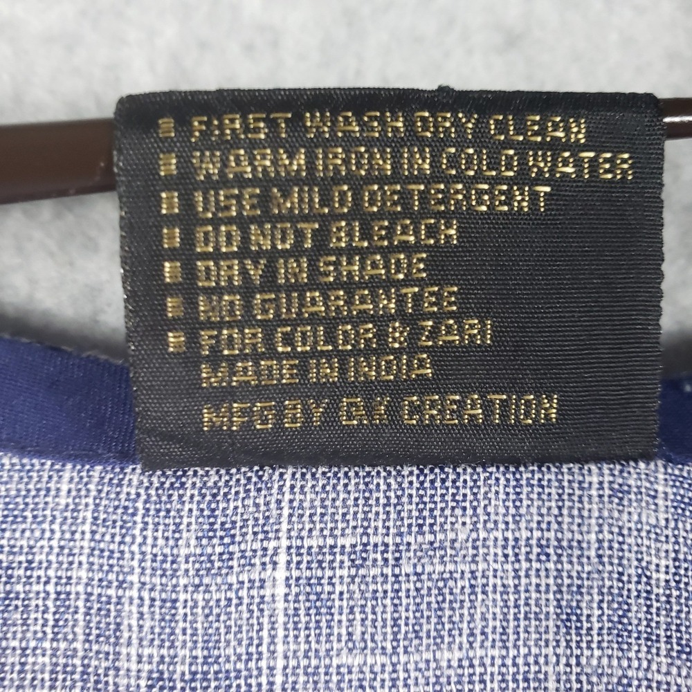 Dummy Shape Blue Patchwork Belted Midi Dress Xxl … - image 7